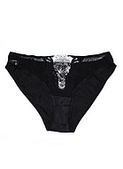 Thong panty with light and dark design