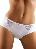 Briefs, high quality cotton, lace overlay