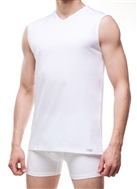 Tank top with V shaped neckline
