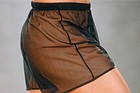 Boxer shorts in sheer charmeuse
