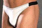 Male thong with contrast stiching