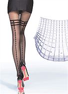 Pantyhose with pattern