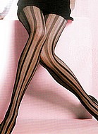 Pantyhose with stripes