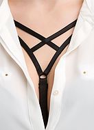 Decorative crossed bra straps