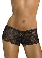 Hipster panty in stretch lace