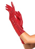 Sequin gloves