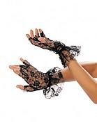 Glovettes in stretch lace