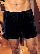 Boxer shorts in stretch velvet