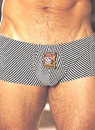 Boxer shorts with pirate emblem