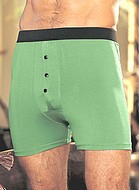 Boxer shorts with snap front