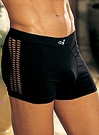 Fitted boxer shorts in seamless knit