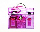 Spa gift set in clear lunch box