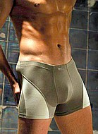 Fitted boxer shorts in neutrals