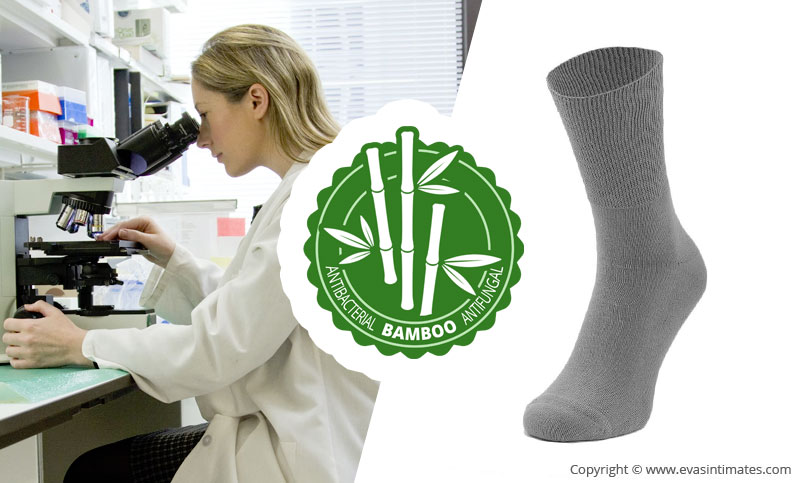 Antimicrobial bamboo socks - Confirmed by studies