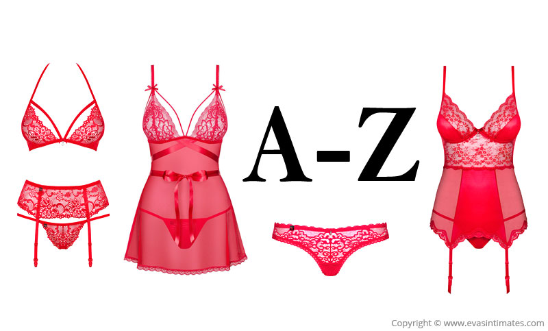 Lingerie Glossary, Terminology and Definitions - With Pictures