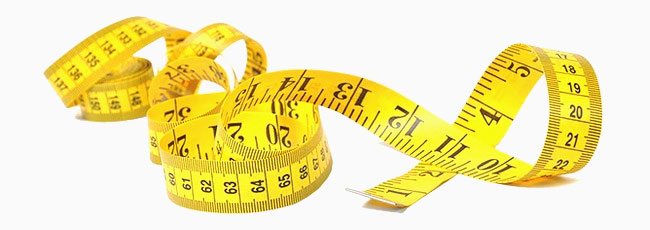ใช้สายวัดตัววัดด้วยตัวคุณเอง ตรวจสอบให้แน่ใจว่าคุณใช้หน่วยวัดได้อย่างถูกต้องไม่ว่าจะวัดหน่วยเป็นนิ้วหรือเซนติเมตร