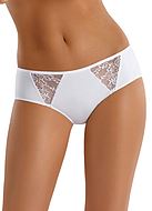 Classic briefs, high quality cotton, lace inlays