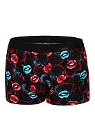 Men's boxer shorts, high quality cotton, lips (pattern)