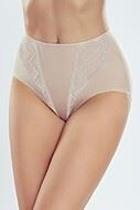 Beautiful shaping panties, smooth microfiber, lace inlays, waist and belly control