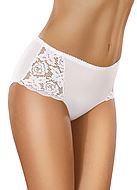 Beautiful briefs, high quality cotton, floral lace, slightly higher waist