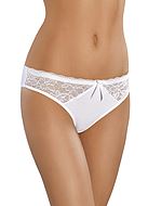 Beautiful briefs, high quality cotton, floral lace