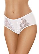 Beautiful briefs, cotton, lace inlays