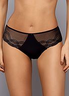 Panties, sheer inlays, openwork lace, subtle dotted pattern
