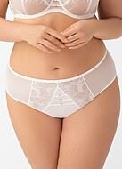 High waist panties, tulle, lace details