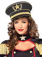 Weibliche Militärgeneralin, Kostüm-Hut