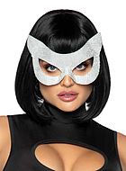 Cat (woman), costume mask, rhinestones