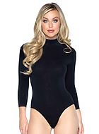 Long sleeved body, turtle neck, without pattern