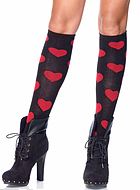 Cute knee socks, hearts