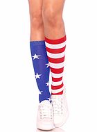 Knee socks, american flag