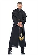 Katholischer Priester, Kostümrobe, Gürtel, Mantel