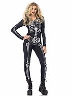 Skeleton, costume catsuit