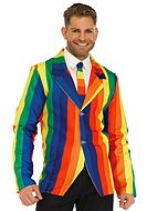 Costume jacket, rainbow color