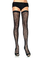 Spider Lace Thigh Highs