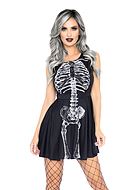 Halloween theme, costume dress, skeleton