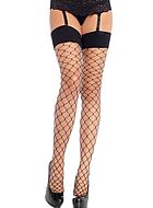 Thigh high stockings, fencenet, plus size