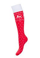 Christmas theme (woman), knee socks, high quality cotton, deers