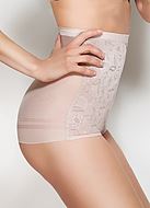 Shapewear maxi briefs, belly and hips control, flowers