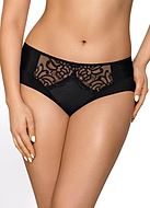 Beautiful briefs, sheer mesh, lace embroidery, plus size