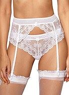 Romantic garter belt, beautiful lace, small dots