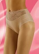 Beautiful maxi briefs, slightly higher waist, partially lace front