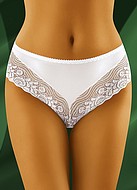 Elegant panties, high quality microfiber, lace embroidery