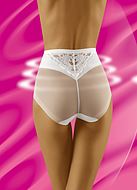 Shaping panties, beautiful lace, for tight clothes, sheer back
