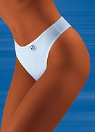Comfortable thong, high quality cotton, without pattern, 3-pack